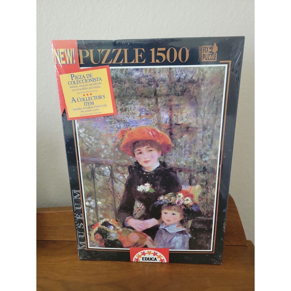 Pierre Auguste Renoir 1500 Piece Jigsaw Puzzle Educa Museum Series Sealed READ